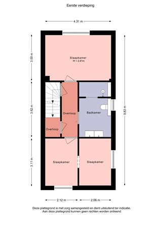 Floorplan - Amazonestraat 19, 8315 AW Luttelgeest